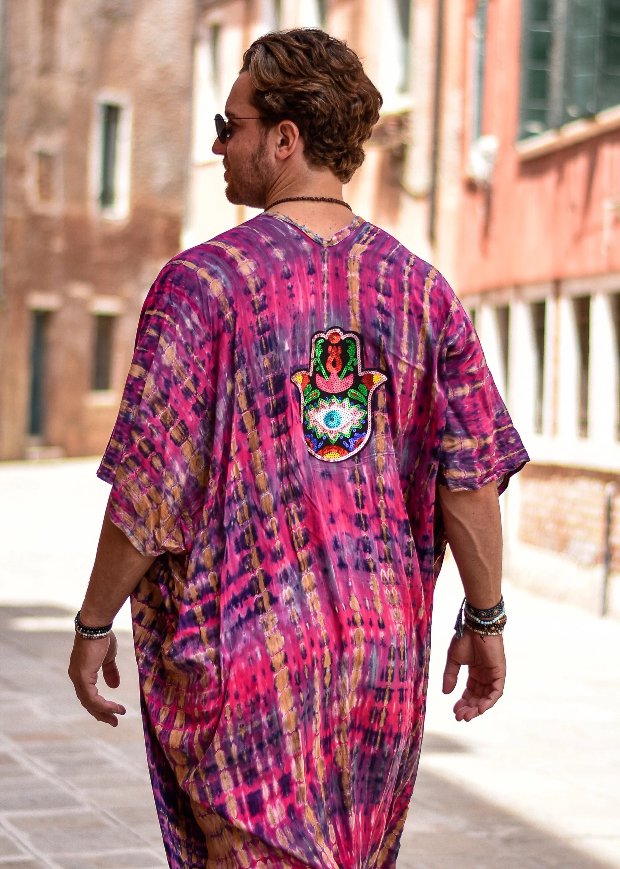Zimbiza hamsa kimono purple - Image 3