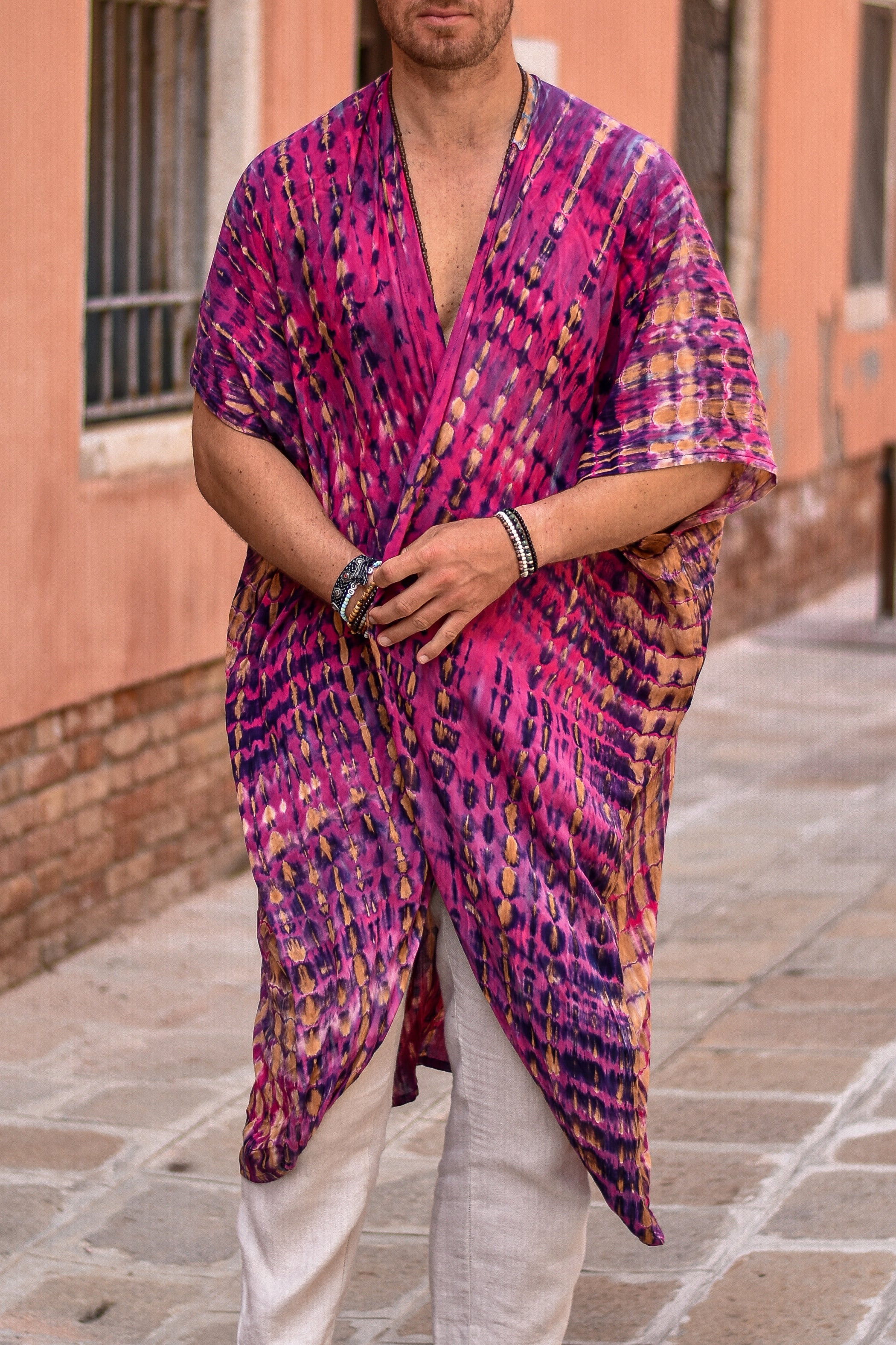 Zimbiza hamsa kimono purple - Image 6